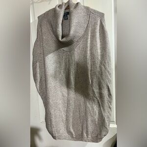 Sisters Poncho Cape Women’s 2xl Cowl Neck Button Sleeve Sweater Tan /Beige